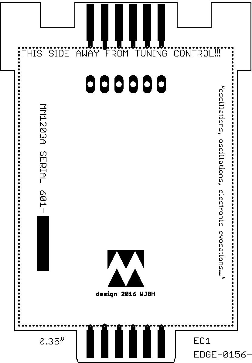 MM1203A outline drawing